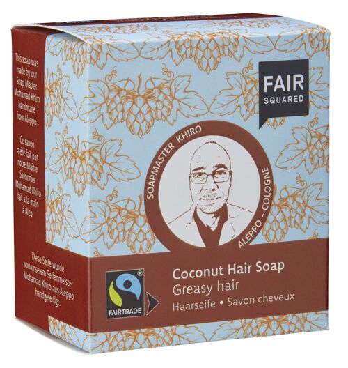 FAIR SQUARED Coconut Hair Soap Greasy - 160gr
