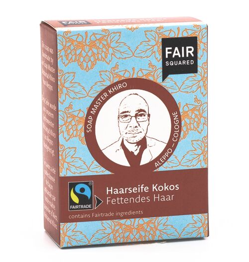 FAIR SQUARED Coconut Hair Soap Greasy 80g