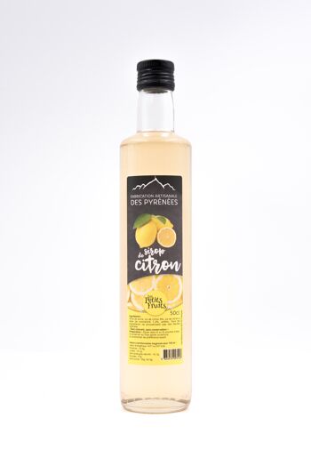 Sirop artisanal de citron 50cl 1