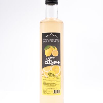 Artisanal lemon syrup 50cl
