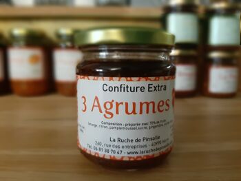 Confiture-3AGRUMES- 200g 1
