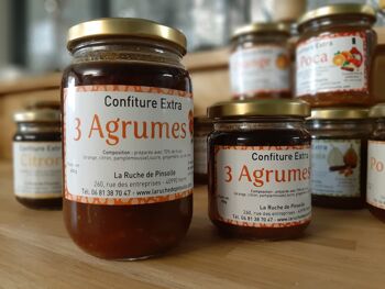 Confiture-3AGRUMES- 200g 2