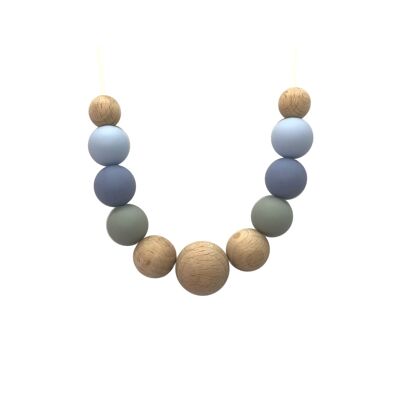 Teething Necklace - Blue