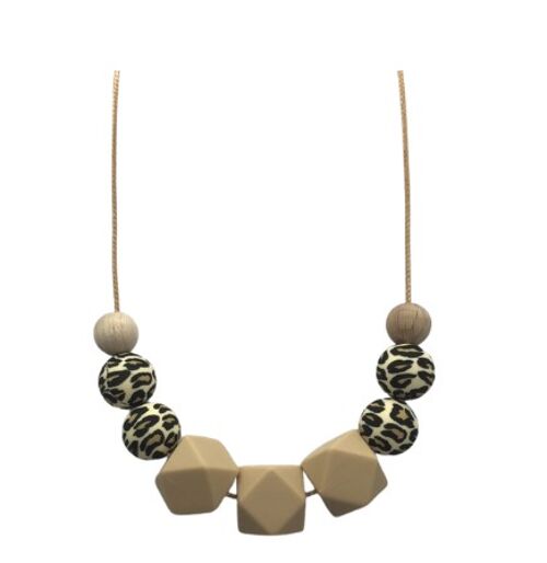 Teething Necklace - Leopard