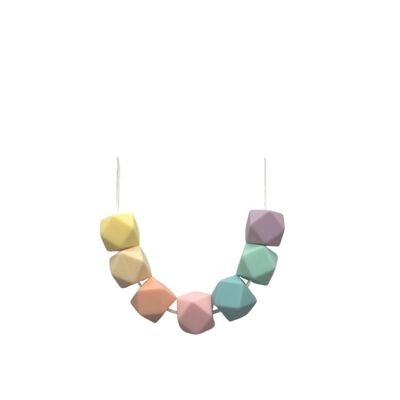 Teething Necklace - Rainbow