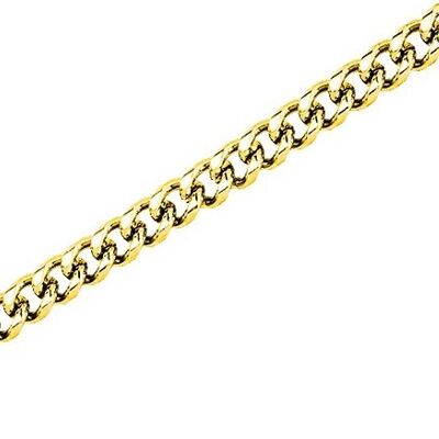 Glamor - curb bracelet stainless steel - gold