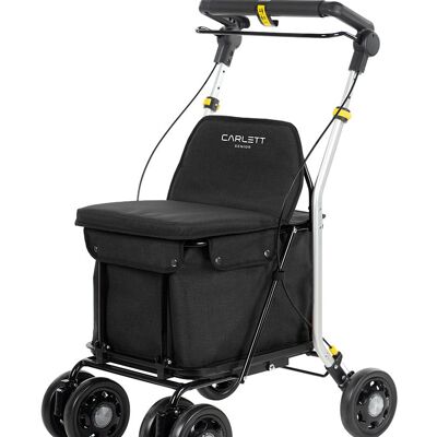 Shopping cart with seat SENIOR COMFORT PRO - Volcano