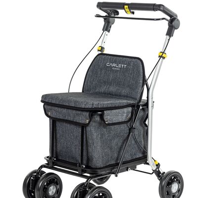 Shopping cart with seat SENIOR COMFORT PRO - Ice