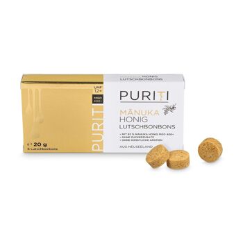 PURITI Miel de Manuka Sucettes MGO 400+ 20g 5