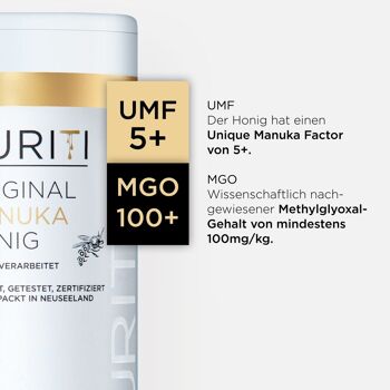 PURITI Miel de Manuka MGO 100+ 500g 3