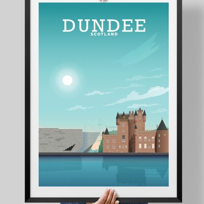 Dundee Poster, Scottish Art, Dundee Print - A4