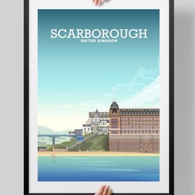 Scarborough Print, Scarborough Beach - A4
