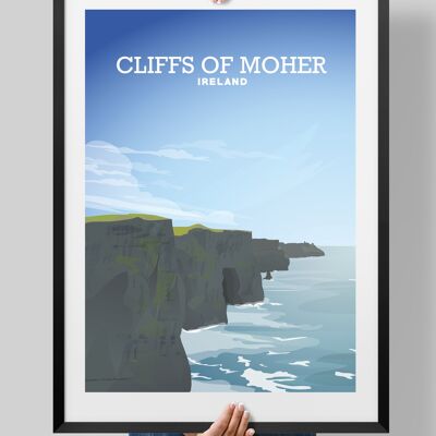 Cliffs Of Moher Print, County Clare Poster Ireland - A2