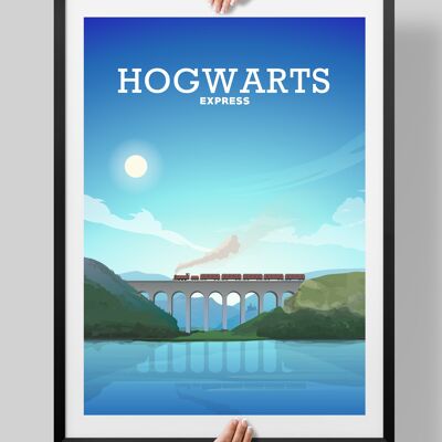 Hogwarts Express, Harry Potter Print, Harry Potter Poster - A2