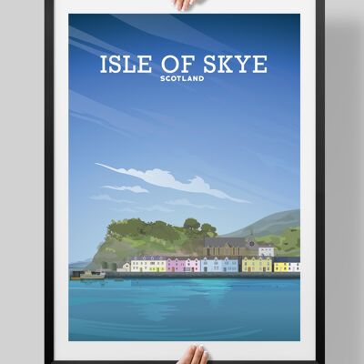 Isle Of Skye Print, Scottish Islands Poster - A4