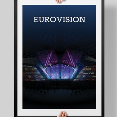 Eurovision Song Contest, Eurovision Print, Eurovision Gifts - A4