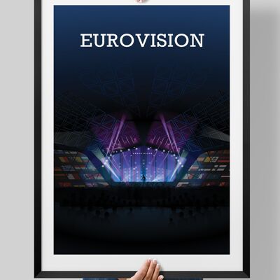 Eurovision Song Contest, Eurovision Print, Eurovision Gifts - A3