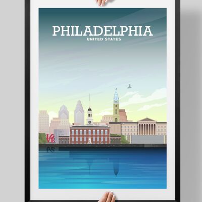 Philadelphia Print, Philadelphia PA, Philadelphia USA - A3