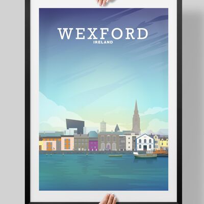 Wexford Print, Wexford Poster, Wexford Ireland - A4