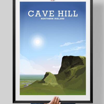 Cavehill Belfast, Cavehill Poster, Cavehill Print Belfast - A2