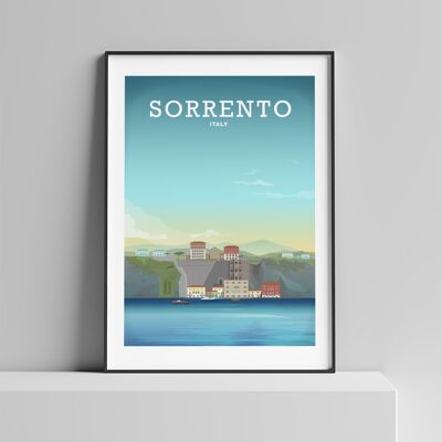 Sorrento Italy Print, Sorrento Poster, Sorrento Art - A4
