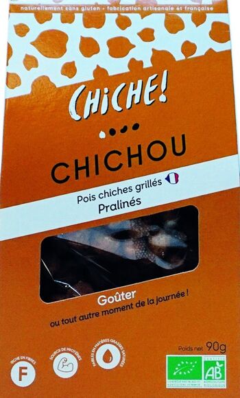 Chouchou-BIO- Pois chiches Pralinés 90g - SANS GLUTEN 5