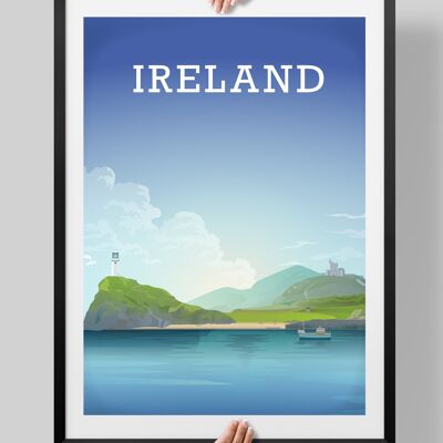 Ireland Travel Print - A3