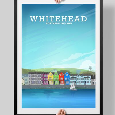 Whitehead, Northern Ireland Print - A4