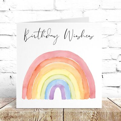 Rainbow Days - Cartes de vœux aquarelles
