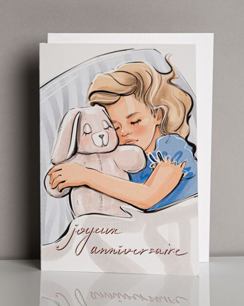 carte de vœux Joyeux Anniversaire