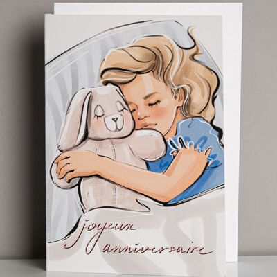 carte de vœux Joyeux Anniversaire