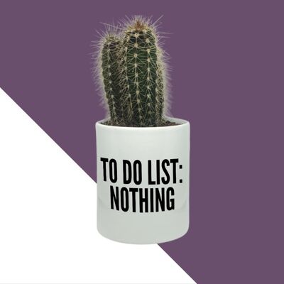 Cactus To do list nothing