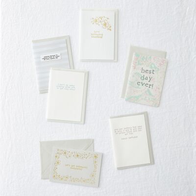 Bundle of 60 eco-friendly greeting cards