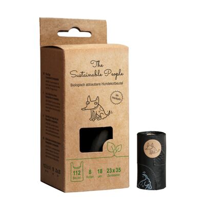 Biodegradable Dog Waste Bags with Handles (112 bags/box)