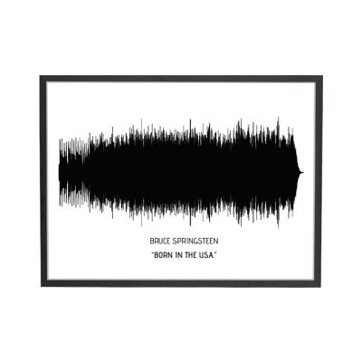 Song Wave Born in the U.S.A. Art Print