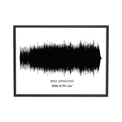 Song Wave Born in the U.S.A. Art print