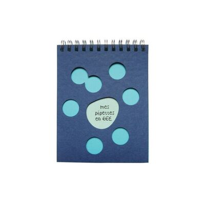 SPIRAL NOTEBOOK “My pepettes in euros”
