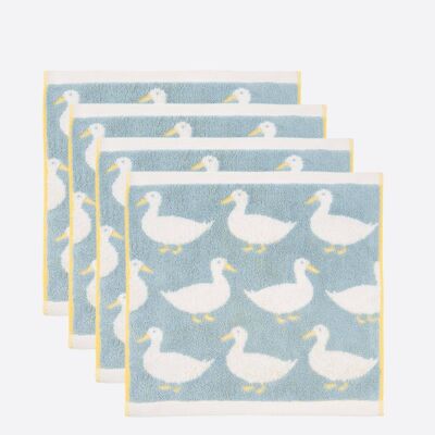 Anorak Waddling Ducks Organic Cotton Hand Towel