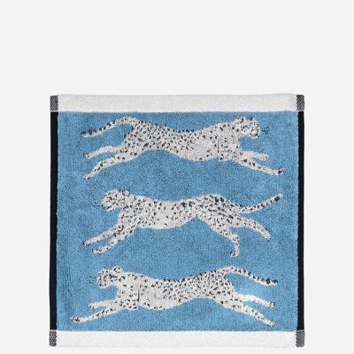 Leaping Leopards Organic Cotton Face Cloth