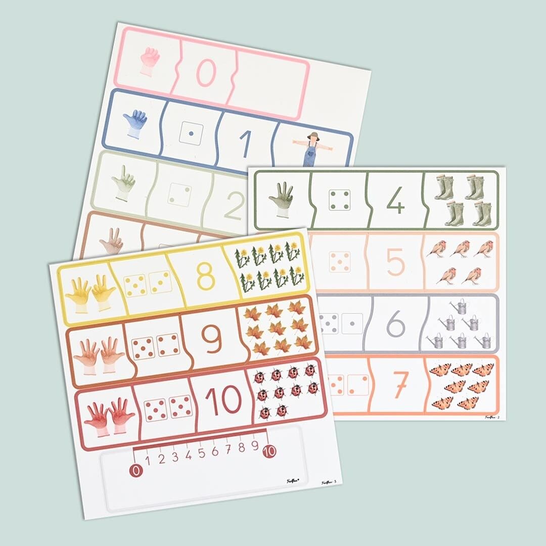 Magnetic puzzle - I learn to count