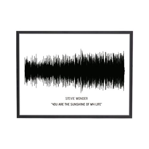 Song Wave You Are the Sunshine of my Life Art Print