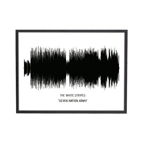 Song Wave Seven Nation Army Art Print