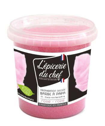 Prépration sucrée rose pour barbe à papa 1 kg 2