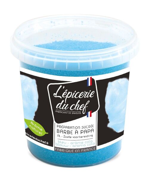 Prépa sucrée barbe à papa bleue/cola 1 kg