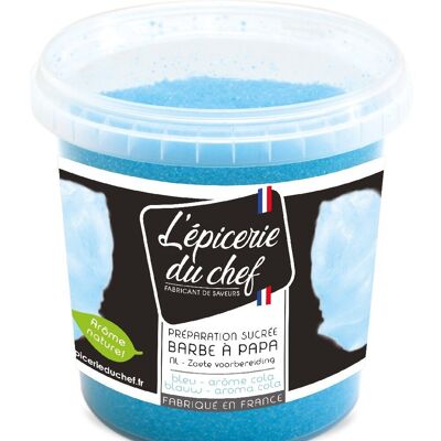 Prépa sucrée barbe à papa bleue/cola 1 kg