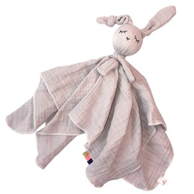 doudou lange lapin rose