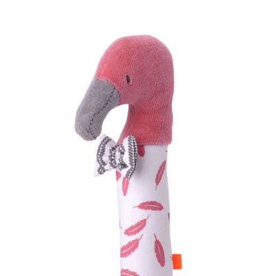 Squeaker Flamant rose (GOTS)