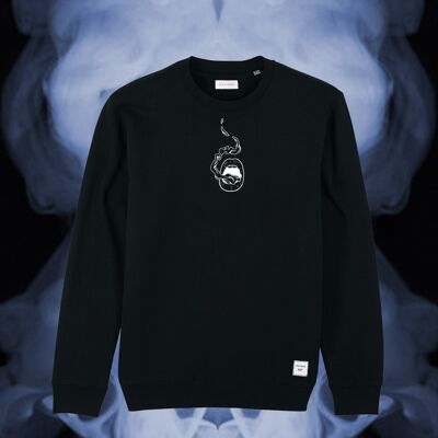 BLACK DESIR AND SMOKE SWEATSHIRT