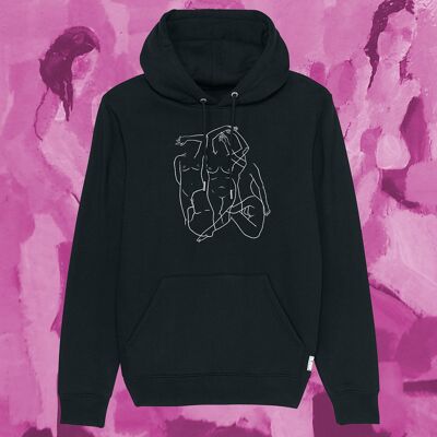 HOODIE FREE SHAPES BLACK