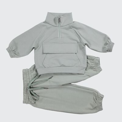 Front Pocket Signature Tracksuit Clary Sage